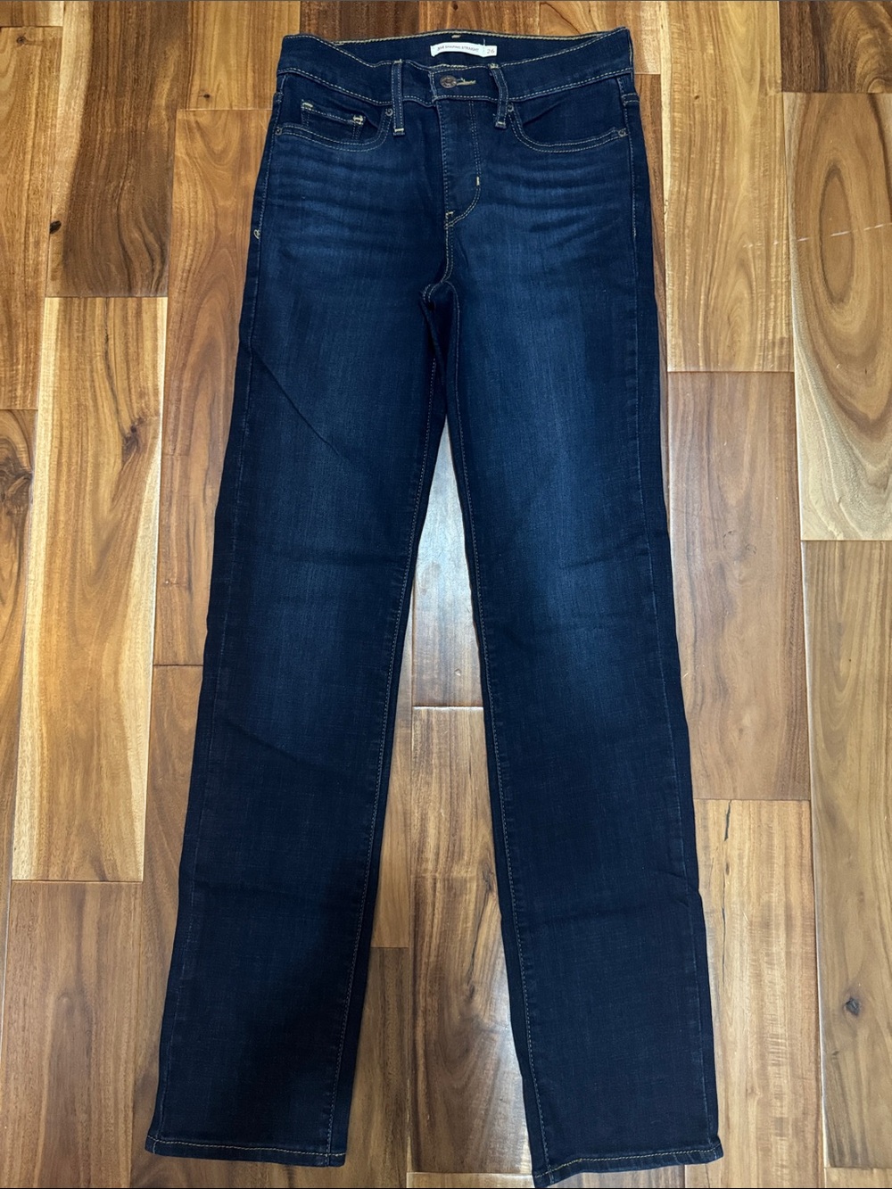 Levi's Navy Straight Leg Women's Jeans